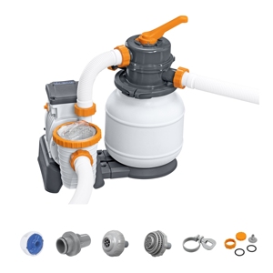 <span class=keywords><strong>Bestway</strong></span> 58497 Bomba de filtro de arena Sistema combinado Bomba de filtro de piscina sobre el suelo Filtro de arena de ahorro de dinero con bomba de agua - Product Image 2