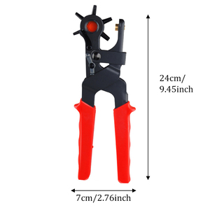 Vendita a caldo pugno per cintura a risparmio di manodopera 2mm-4.5mm pinze multifunzionali per punzonatura con fori per pantaloni - Product Image 2