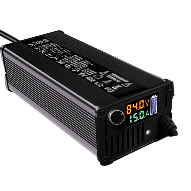 Adjustable 13S 54.6V Lithium Battery Charger Fast Charge 2-20A Power Adaoter