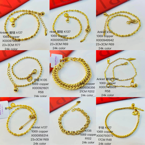 <span class=keywords><strong>XUPING</strong></span> - Colección de Pulseras de Joyería al por Mayor Chapadas en Oro de 24K, Pulseras de Moda para Mujer en Varios Estilos - Product Image 3