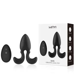 WINYI 2024 New Butt Plug Wholesale 10 Mode Vibration Remote Control Anal Sex Toy Manufacturer Anal Plug For Adult Pleasure