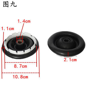 Joint d'étanchéité en caoutchouc pour machine à laver 9,4 cm x 8,3 cm x 0,55 cm – Pièce accessoire durable pour usage domestique - Product Image 3