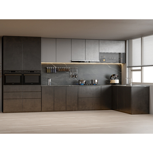 Top Fabricant Personnalisé Haute Brillance Écran Plat Blanc Modulaire Moderne Armoires de Cuisine Meubles de Cuisine Moderne Designs de Luxe - Product Image 2