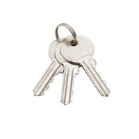 Cerradura de Seguridad de Alta Calidad con Cilindro de Latón Negro, Cerrojo Exterior para Puerta Principal, Cerradura de Seguridad con Llaves