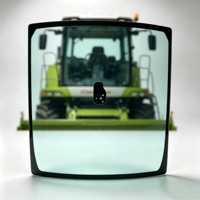 Nouveau verre de pare-brise avant de remplacement YongXian 0007927190CL pour cabine de moissonneuse-batteuse Claas Tucano (Pièce auto)