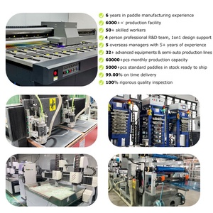 Raquette de pickleball ChengYan OEM Custom Luxx Control Air Epic T700 en fibre de carbone Gen 2 sans bord, conforme à la norme USAPA, avec housse en néoprène - Product Image 6