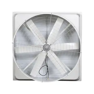 Ventilador de ventilación de fibra de vidrio certificado CE presión negativa PP SMC ventilador de refrigeración tamaño tipo 560*560*437