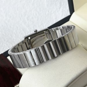 Lady square steel <b>bracelet</b> wristwatch - a light and luxurious minimalist watch with a <b>shell</b>-shaped dial. - Product Image 5