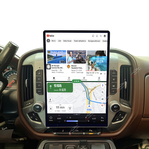 จอแนวตั้ง Gerllish ขนาด 15 นิ้ว สำหรับรถยนต์ GMC Sierra Chevrolet Silverado ปี 2014-2019 เครื่องเล่นมัลติมีเดียในรถยนต์ วิทยุ สเตอริโอ ระบบแอนดรอยด์ พร้อมระบบนำทาง GPS - Product Image 4