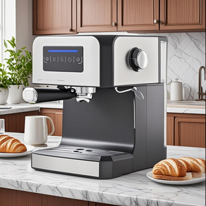 Cafetera Espresso Eléctrica Semiautomática de Alta Calidad con Presión de 15 Bares, Función de Capuchino/Latte para Automóvil/Vehículo Recreativo/Hogar - Product Image 3