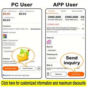 Pochette à fermeture éclair de qualité alimentaire transparente personnalisée, sacs en plastique pour la congélation de yaourt, glace à l'eau, sucette, boisson énergisante, sac de jus - Product Image 3