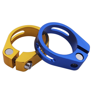 Serrure de tige de selle de vélo en alliage d'aluminium à dégagement rapide serrure de tige de selle de selle de vélo 31.8mm 34.9mm accessoires de cyclisme - Product Image 2