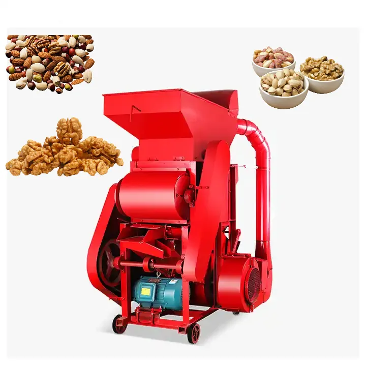 Multifunktion ale elektrische Pek annuss Erdnuss Areca Nuss Sheller Dreschmaschine Cashew Peeling Rate Cashew nuss Verarbeitung maschine