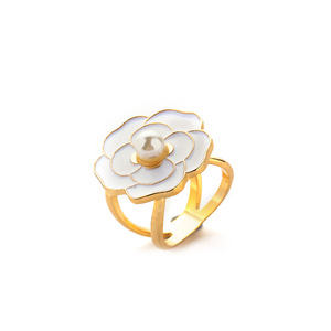 Hebilla de aleación con diseño floral para bufanda, estilo Primavera 2024, diseño metálico. - Product Image 5