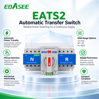 EBASEE 63A 3P 4P Commutateur de transfert automatique double alimentation (ATS) Classe CB 400V 10-63A, inverseur automatique et manuel