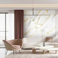 Panneau mural ondulé auto-adhésif en PVC imperméable haute brillance, facile à installer, pour la décoration intérieure et extérieure des projets.