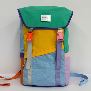 TerraKnight Custom Vintage Lightweight Travel Casual Daypack Student Nylon <strong>Backpack</strong> with Zipper Closure Polyester Lining 25L - Product Image 1