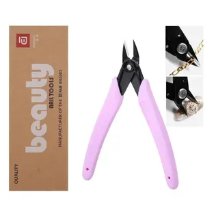Nail Rhinestones Removal Pliers Heavy-duty Cutter Nail Unloading Nippers Metal Chain Scissors Nail Clipper Manicure Pliers