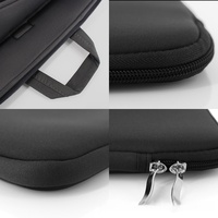 Lingsheng 2025 – Housse d'ordinateur portable moderne en néoprène imperméable avec fermeture éclair pour MacBook Air 13/15/15.6 – Sac d'affaires