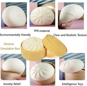 ของเล่นบีบตุ๊กตาซาลาเปา <span class=keywords><strong>PT</strong></span> Trending Products ของเล่นบีบคลายเครียดแบบค่อยๆคืนตัว ของเล่นจำลองซาลาเปา ของเล่นบีบฟิดเจ็ต - Product Image 5