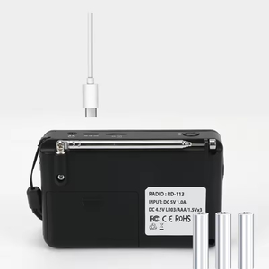 Radio portable multibandes à réglage numérique personnalisé en usine, AM FM SW ondes courtes, pour situations d'urgence, survie, voyage et camping - Product Image 3