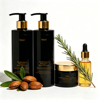 Ensemble de soins capillaires à l'huile d'argan de luxe, kit de beauté marocain premium, nourrissant, hydratant, anti-frisottis, brillant, lisse, soyeux