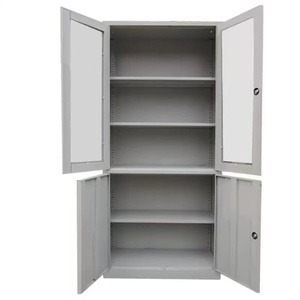 Armoire à dossiers en acier verticale à 4 portes, design moderne de haute qualité, pour le <span class=keywords><strong>bureau</strong></span>, l'hôpital, le stockage, étagère réglable - Product Image 2