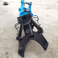 Mini-excavatrice rotative, cisailles hydrauliques pour arbres, cisailles pour l'élagage des arbres hauts, cisailles pour arbres, cisailles pour bambou