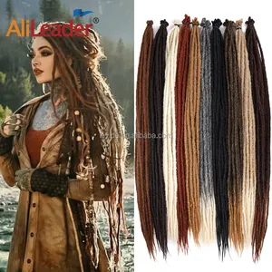 Bulk-buy Cheap Long Soft Crochet Dreads Locks Braids Styles Hair Weave  Synthetic Dreadlocks Hair Extensions price comparison