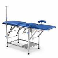 Mesa de Examen Ginecológico Manual Portátil con Estribos y Respaldo, en Oferta