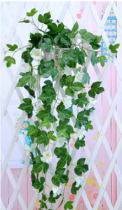 Fiori Artificiali di Campanula Pendenti in Seta per Decorazione Murale Domestica per Laurea, Festa del Papà, Festa della Mamma, Pasqua, Natale - Product Image 2