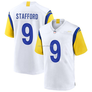 Camisetas de Fútbol Americano Personalizadas de Los Ángeles para Hombre 2024, Uniformes Deportivos Juveniles con Logotipos Bordados, Manga Corta para Verano - Product Image 3