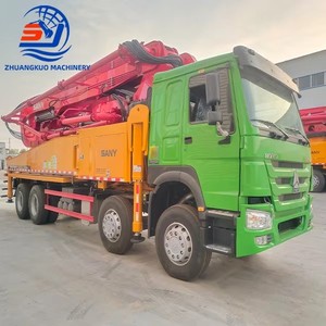 Camion pompe à béton diesel Sany Green d'occasion 46m 49m 52m 56m 62m 63m à vendre - Product Image 1