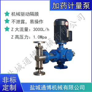 Pompe doseuse à membrane mécanique Zhijie Yitong 1/2 po à bride, haute pression, électrique, compatible eau, pour contrôle de débit - Product Image 4