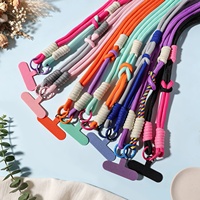 Cordon de sécurité universel pour téléphone portable, sangle bandoulière, cordon court de 60 cm pour poignet, anti-perte, style escalade, DIY