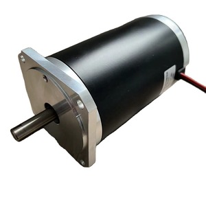 Motor de CC con escobillas de imán permanente totalmente encapsulado 80ZYT S de 80 mm con montaje de brida, 12V 24V 36V 48V 120V 220V 1500 RPM - Product Image 1