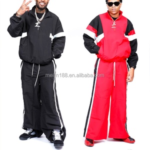 Custom Design Polyester Tracksuits Zip up Nylon Jacket and Nylon Pants Track <b>Suit</b> Two Piece <b>Jogging</b> <b>Suits</b> Windbreaker Tracksuit - Product Image 5