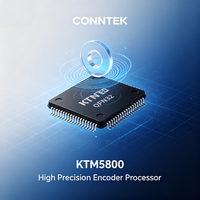 CONNTEK KTM5800 Processeur d'encodeur 30 bits prenant en charge 1 à 4096 paires de pôles, auto-calibrage non linéaire, double ADC SAR 16 bits 2 MHz 360