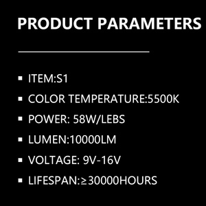 Sanvi Super Bright LED Headlight Bulbs New Design S1 116W/Pair 12V H4 H7 H11 Universal Led Headlights Factory Price Hot Sale - Product Image 6