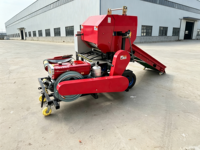 Enrouleuse de balles rondes à moteur diesel mini 15-22 CV, faible bruit, pour ensilage agricole, automatique, haute efficacité, usage intensif