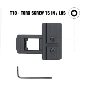 Supporto Ottico Offset a 45 Gradi Ohhunt con Piastra Adattatrice per Mirino Red Dot - Product Image 2