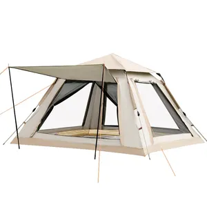 Tende automatiche di alta qualità da campeggio all'aperto 3-4 5-8 persone tende da esterno campeggio impermeabile