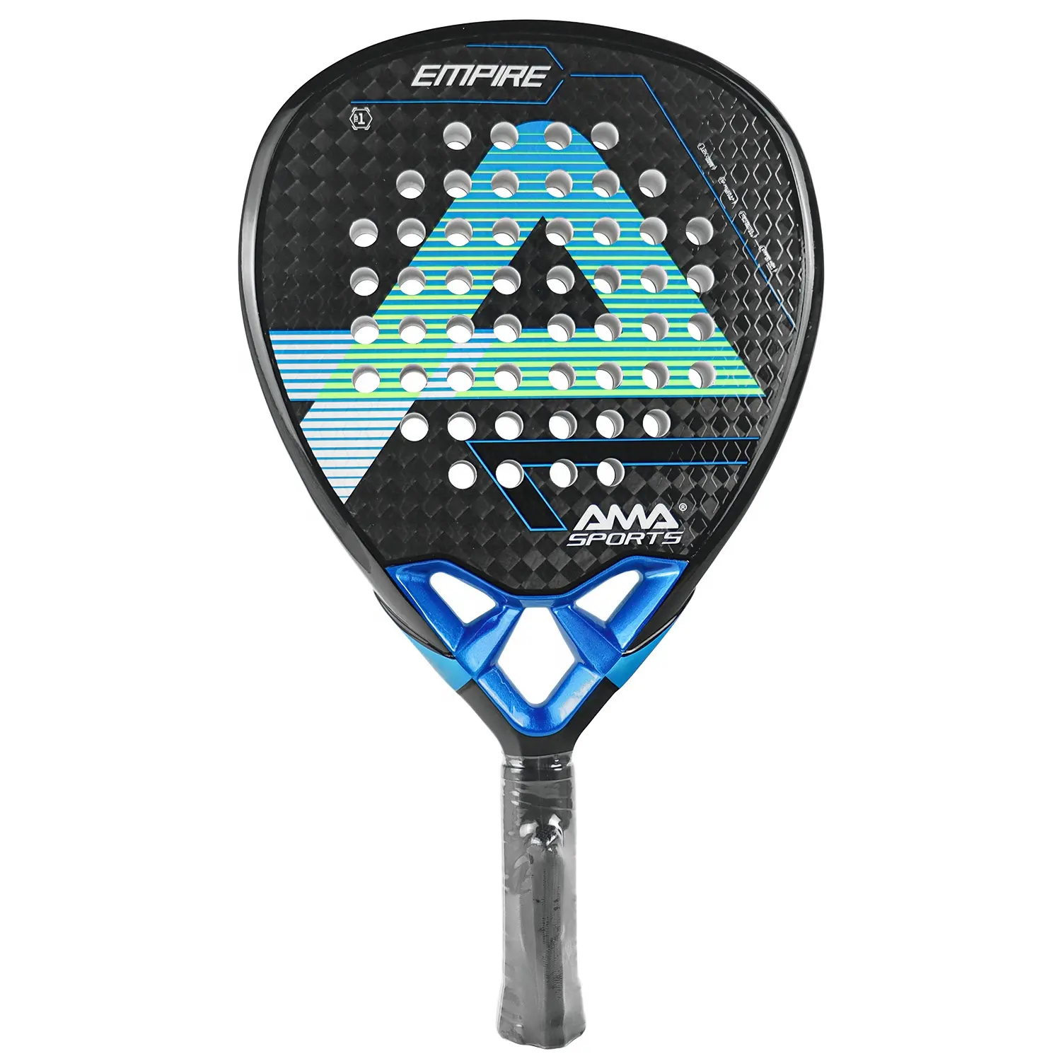 AMA SPORT Top Ranked Quality CN Manufacturer Directly Custom Brand Carbon Padel Racket Tennis Paddle Racket