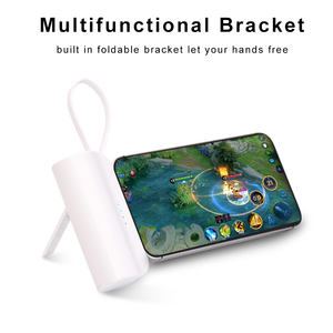 Cargador Portátil Mini Cápsula <span class=keywords><strong>de</strong></span> 5000mAh con Cable Integrado, Plegable, Venta Caliente, Carga Rápida PD <span class=keywords><strong>de</strong></span> 20W Tipo C, Regalos Personalizados al por Mayor - Product Image 2