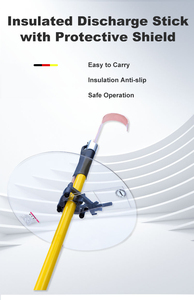 Alat Runze 5FT tongkat pelepas statis Fiberglass dengan pelindung - Product Image 2