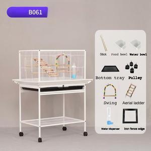 Vente en gros de cages à oiseaux de grande taille, bon marché, fabriquées en Chine, pour pigeons, canaris, perroquets, avec roulettes - Product Image 2