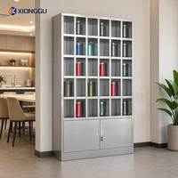 Heavy Duty Metal Bottle Storage Cabinet Commercial Drink Organizer Locker for Sports Gym School Office
