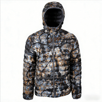 Blouson de chasse pour homme ODM - Tissu camouflage uni léger, coupe ajustée, imperméable, coupe-vent et respirant