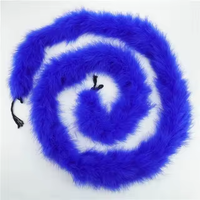 Boas en plumes de marabout de 2 mètres de long 10g 20g 30g 40g Boas en plumes de dinde douce et moelleuse pour le bricolage Costume dansant Halloween