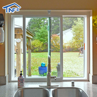 Ventanas Corredizas de Aluminio con Doble Vidrio Templado Reflectante de Diseño Moderno, Ventana Corrediza de Bajo Consumo para Casa